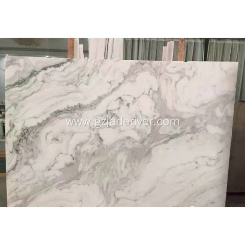 Taiji White Marble Stone for Decoration